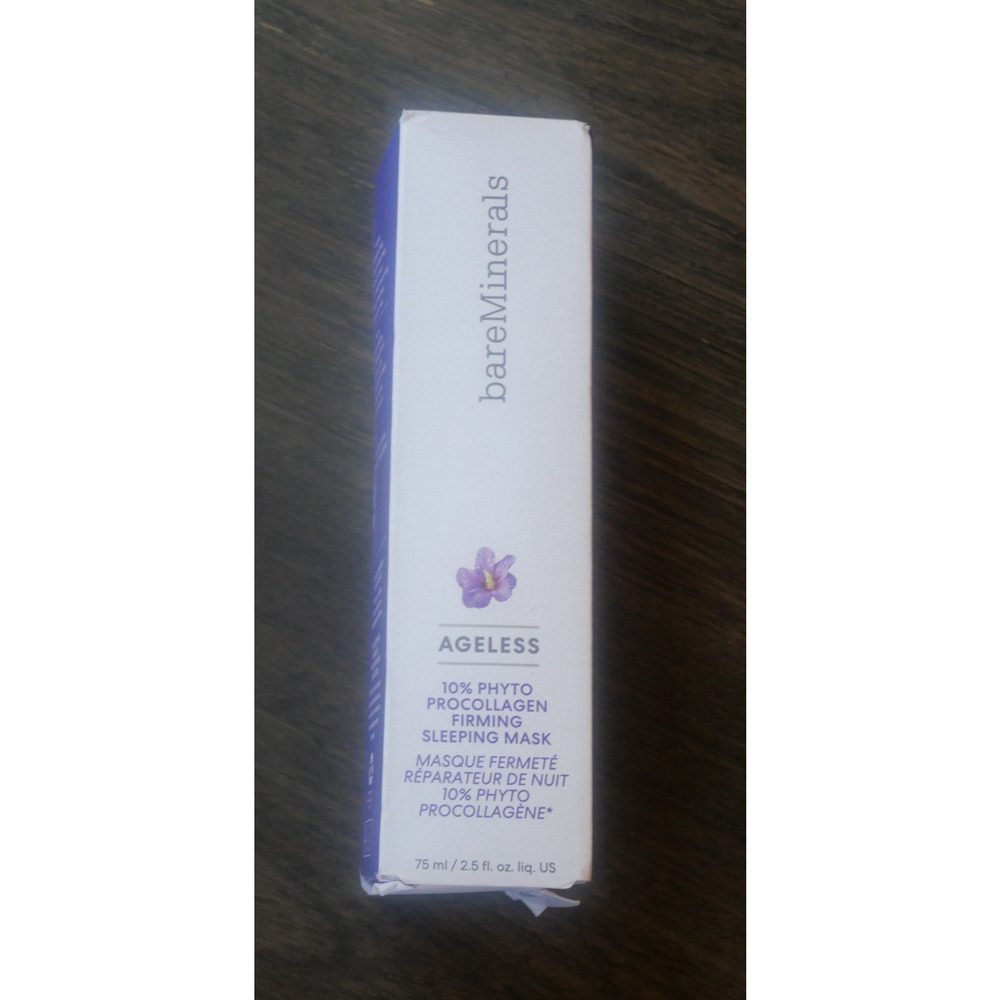 NEW Bare Minerals Ageless 10% Phyto Procollagen Sleeping Mask 2.5 oz - Picture 2 of 9